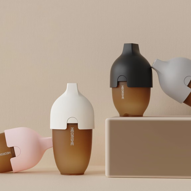 芽比兔 寬口矽膠仿母乳奶瓶160ml