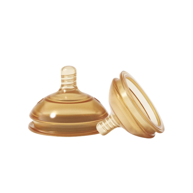 芽比兔 仿母乳奶瓶奶嘴2入