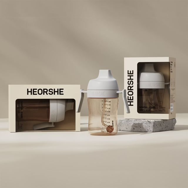 芽比兔 防漏吸管學習水杯300ml