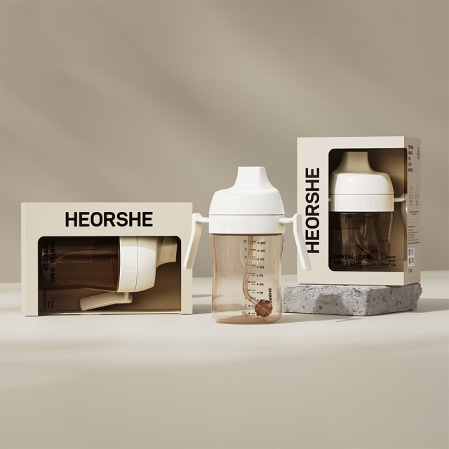 芽比兔 防漏吸管學習水杯300ml