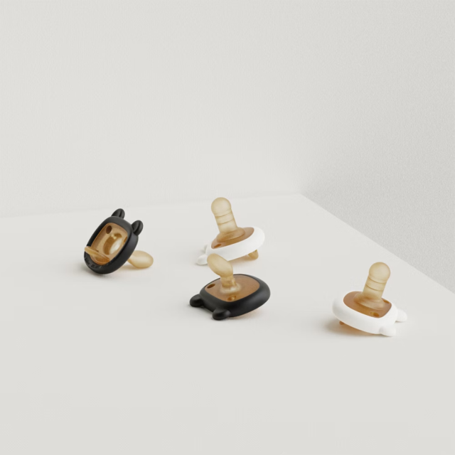 芽比兔 全矽膠安撫奶嘴組