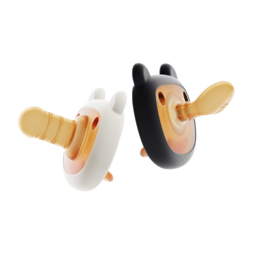 芽比兔 全矽膠安撫奶嘴組