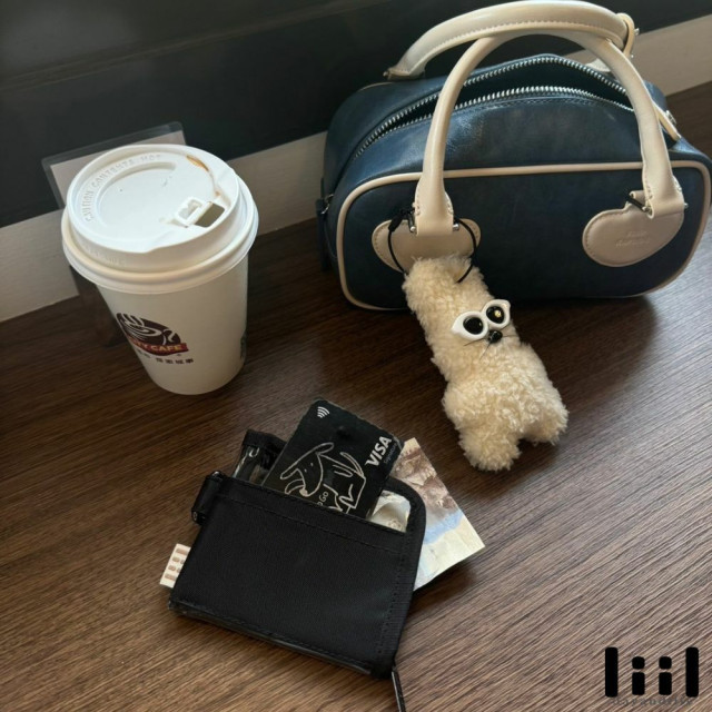 理理包liil L型拉鍊口袋短夾 2色任選