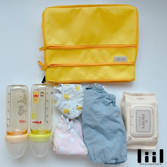 理理包liil 紋理三拉鍊收納包_S