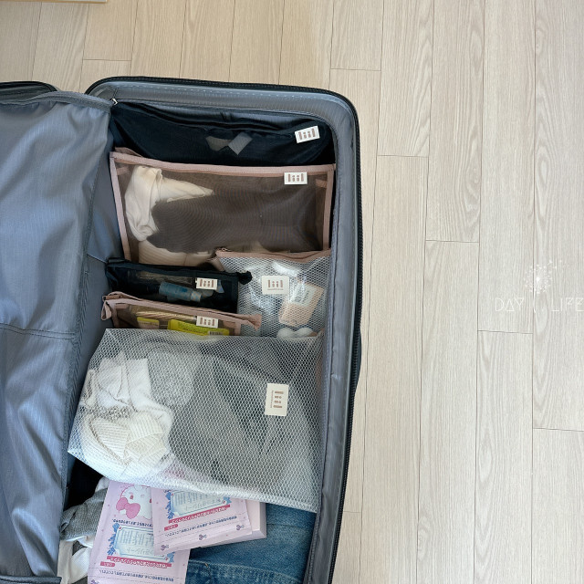 理理包liil 超輕量網紗三角收納袋 B6