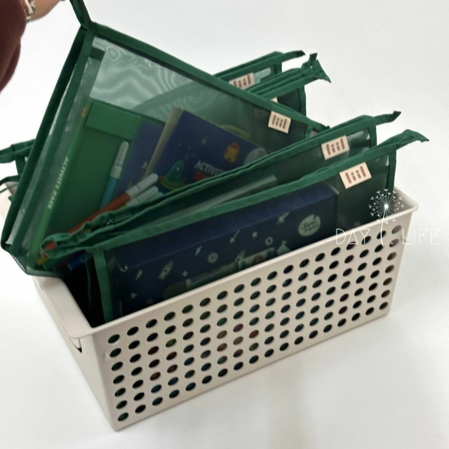 理理包liil 超輕量網紗三角收納袋 B6