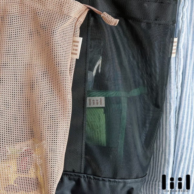 理理包liil 超輕量網紗三角收納袋 B6