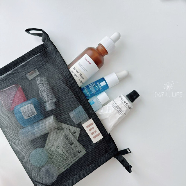 理理包liil 超輕量網紗三角收納袋 B6