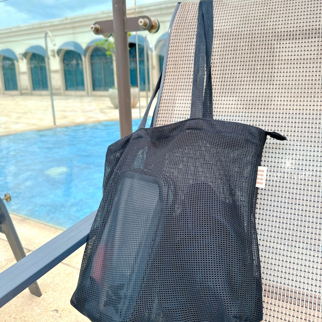 理理包liil_輕隨性編織純色多功能網袋