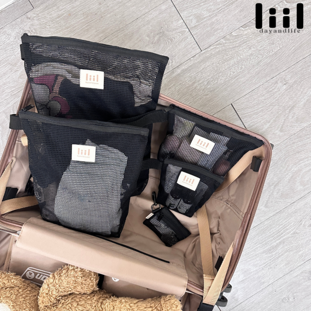 理理包liil 網紗收納軟軟袋_M