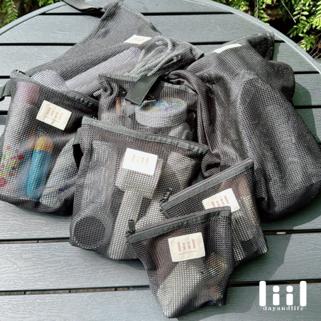 理理包liil 網紗收納軟軟袋_M