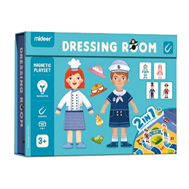 mideer 二合一遊戲磁鐵書