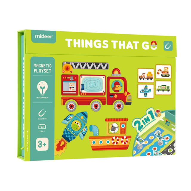 mideer 二合一遊戲磁鐵書