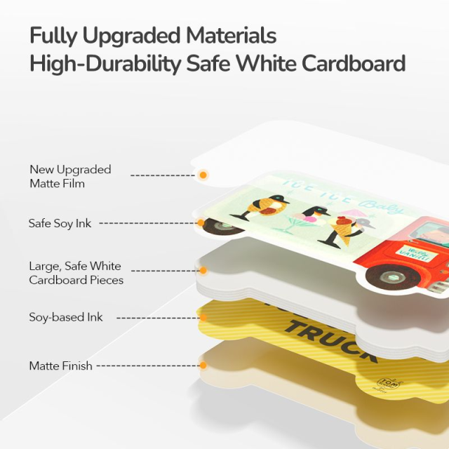 mideer 六合一拼圖-親子動物