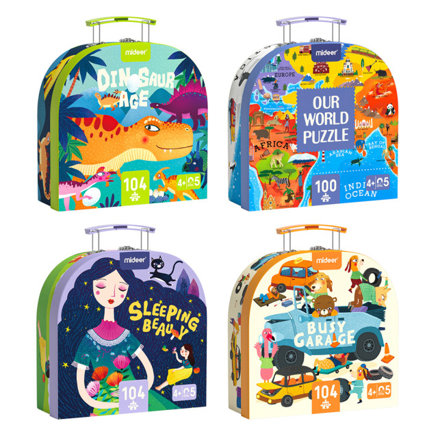 mideer 手提盒拼圖