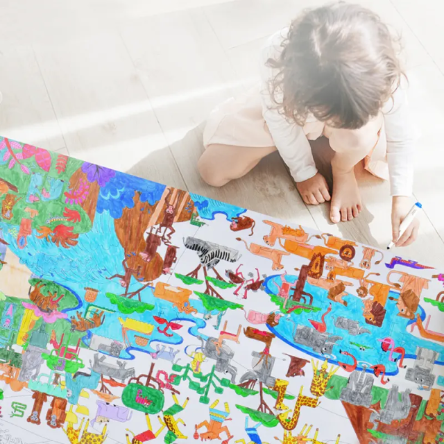 mideer 世界塗色畫紙-北美洲