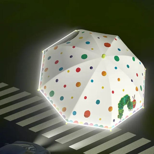 mideer 安全兒童雨傘-好餓的毛毛蟲