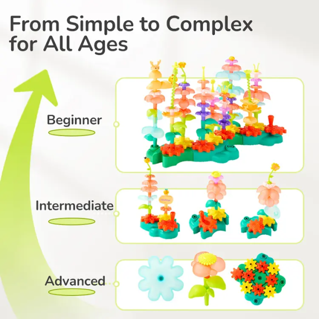 mideer 3D立體旋轉花園積木遊戲組(101pcs)