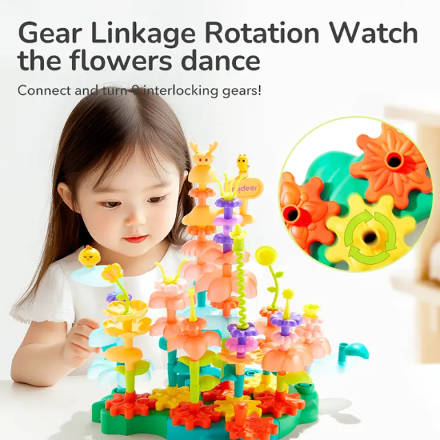 mideer 3D立體旋轉花園積木遊戲組(101pcs)