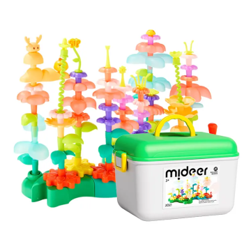 mideer 3D立體旋轉花園積木遊戲組(101pcs)