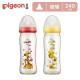 Pigeon 貝親 母乳實感彩繪玻璃奶瓶240ml (多款)