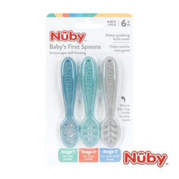 Nuby 學習沾匙3階段組