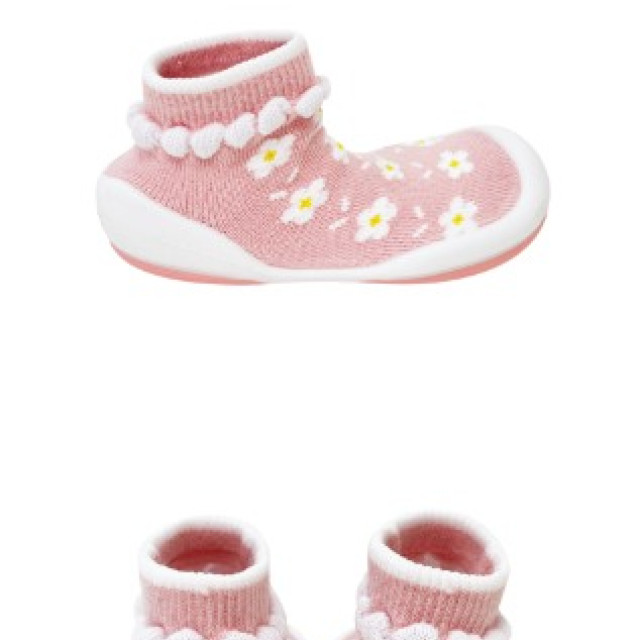 Ggomoosin 學步襪鞋 - 粉紅小花園
