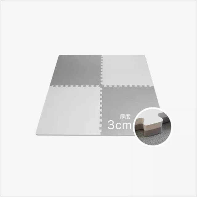 Pato Pato 馬卡龍/莫蘭迪雙色巧拼地墊60*60*3cm(9入/箱)