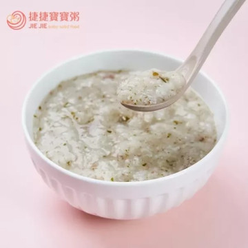 捷捷 副食品1-08木耳海藻魚片小寶寶粥(120g*4)