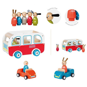Moulin Roty 木質小巴士