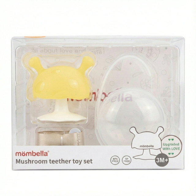 Mombella & Apramo 啾比小蘑菇固齒器套組(多款)