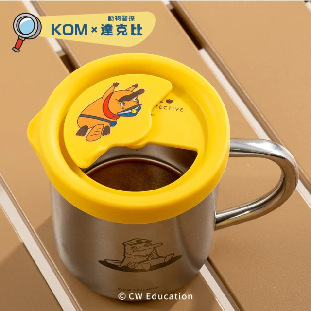 KOMx達克比 雙層不鏽鋼兒童專用杯-200ml