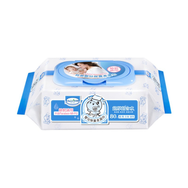 貝恩 嬰兒保養柔濕巾 80抽/24包 箱購