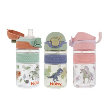 Nuby ECOZEN幼兒水杯 360ml(粗吸管)