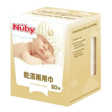Nuby 乾濕兩用巾(80抽) 