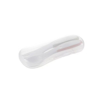 Richell 利其爾 TLI 嬰兒用湯匙叉(附收納盒)