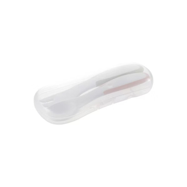 Richell 利其爾 TLI 嬰兒用湯匙叉(附收納盒)