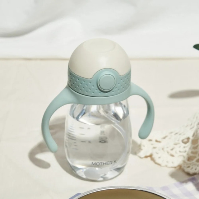 MOTHER-K HUG 防逆流PP水杯 240ml 贈 HUG多功能儲存杯蓋