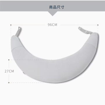 Gennies 奇妮 智能恆溫抗菌月亮枕-咖啡紗(灰)