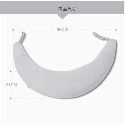 Gennies 奇妮 智能恆溫抗菌月亮枕-咖啡紗(灰)