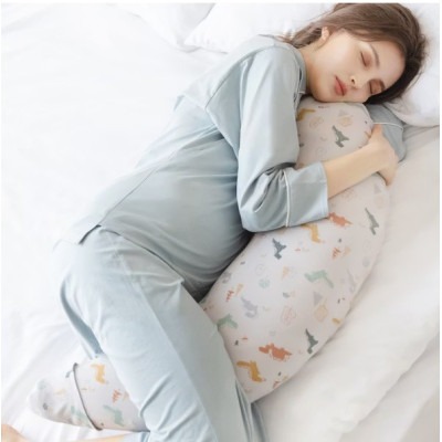 Gennies 奇妮 智能恆溫抗菌月亮枕-恐龍樂園沉穩灰