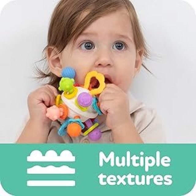 Nuby 扭扭觸覺球固齒玩具