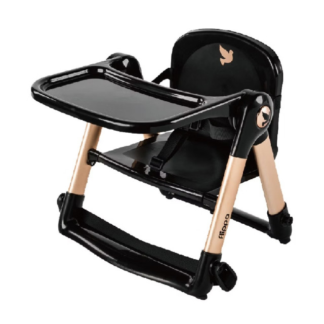 Apramo Flippa classic可攜式兩用兒童旅行餐椅-魔法金
