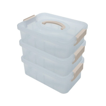 韓國PLAFARM 多功能收納箱3層-1號(隔板*1組)