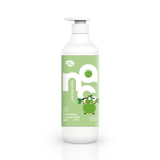 nac nac 活力益菌洗髮露500ml-柚香白茶