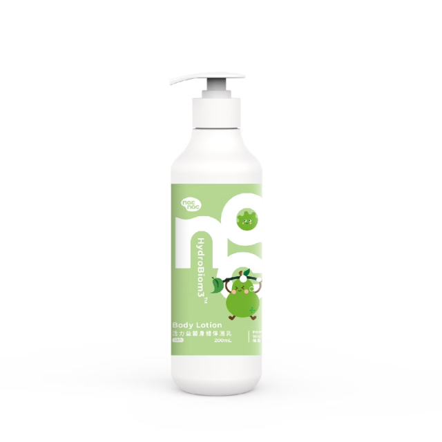 nac nac 活力益菌身體保濕乳200ml-柚香白茶