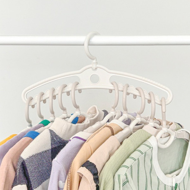 韓國PLAFARM 兒童伸縮衣架(9+1)