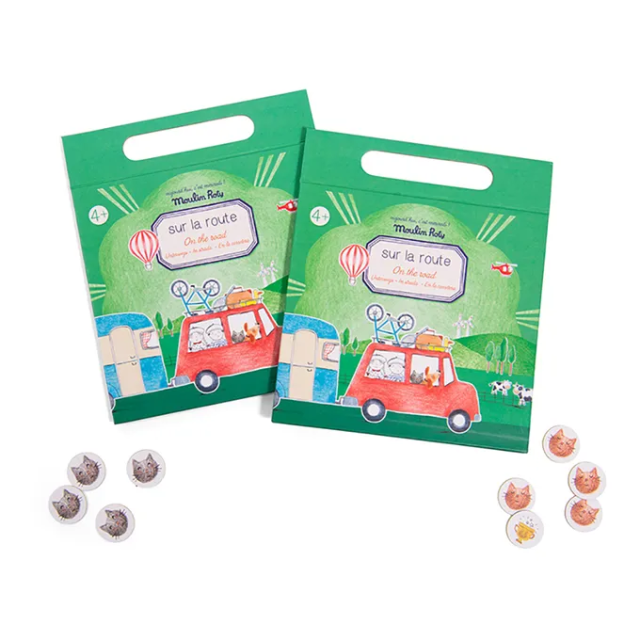 Moulin Roty 磁鐵遊戲書-觀察道路
