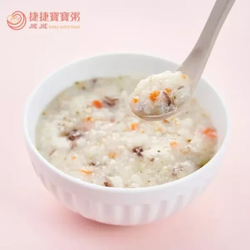 捷捷 副食品1P-12 青花菇蕈豬豬大寶寶粥(150g*2)