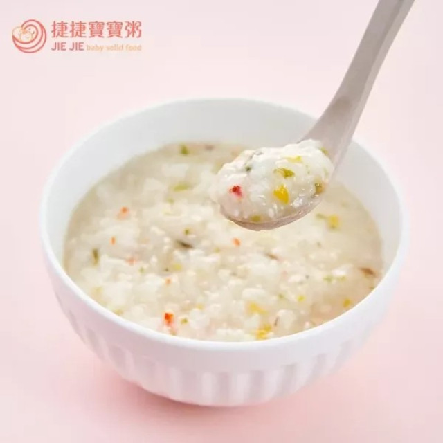 捷捷 副食品1P-14 五彩雙嬌牛肉大寶寶粥(150g*2)